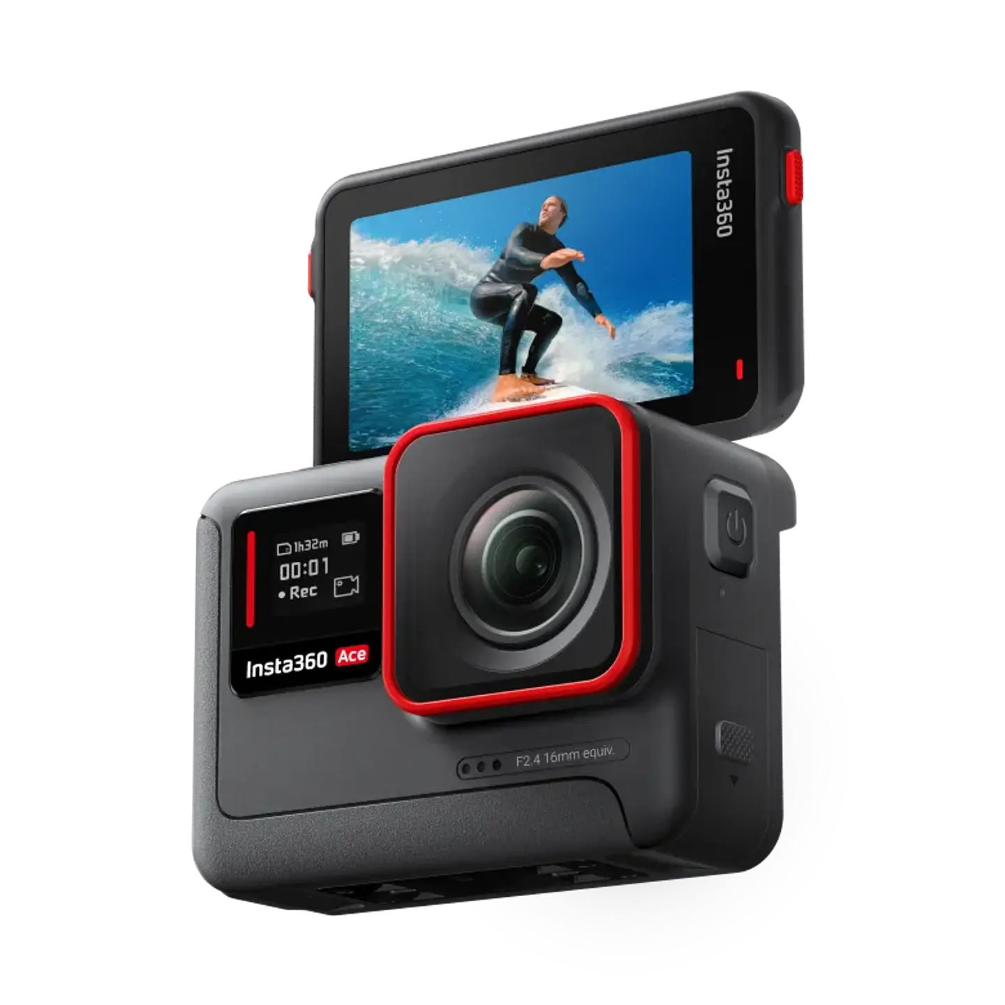 Cámara de acción Insta360 Ace 6k IA Lcd giratorio táctil 48mpx 2