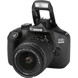 Canon 4000D / T100 18-55mm III Memoria 32gb Estuche