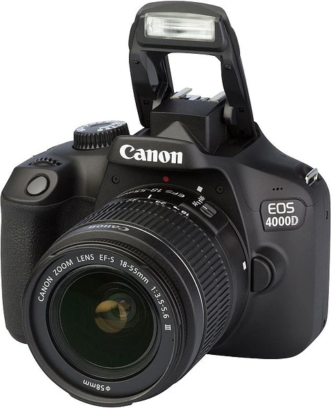 Canon 4000D / T100 18-55mm III Memoria 32gb Estuche
