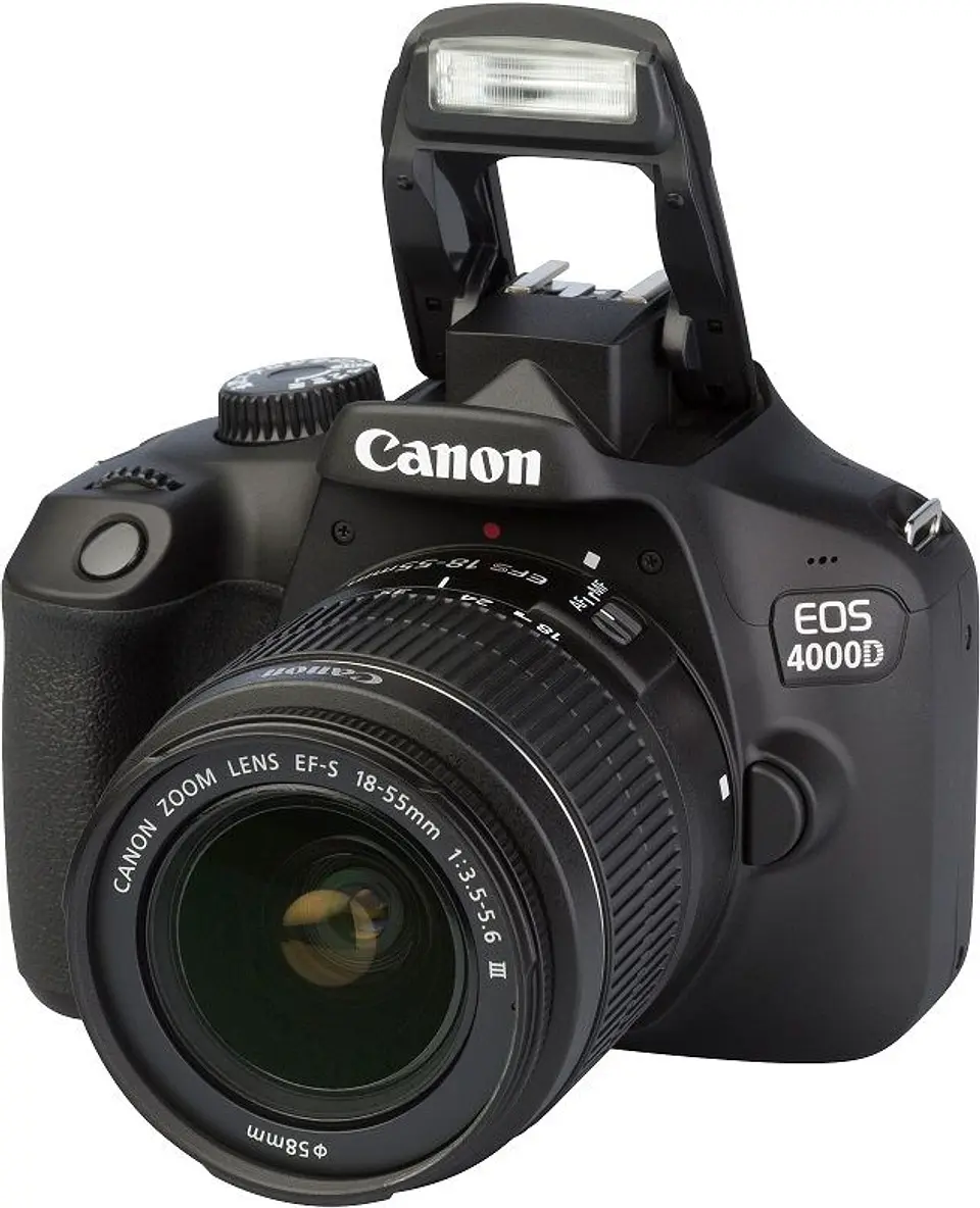 Canon 4000D / T100 18-55mm III Memoria 32gb Estuche 1