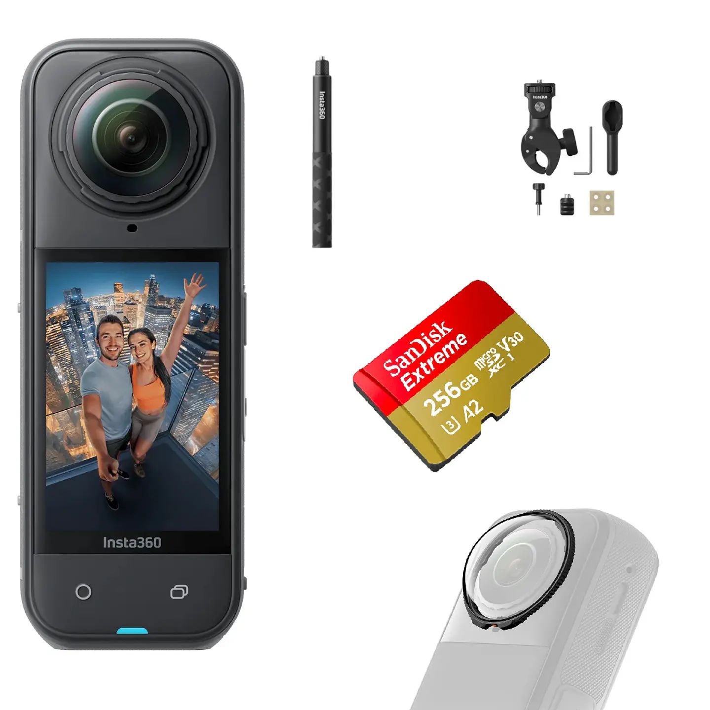 Nueva Camara Insta360 X5 Super Kit Motero 1