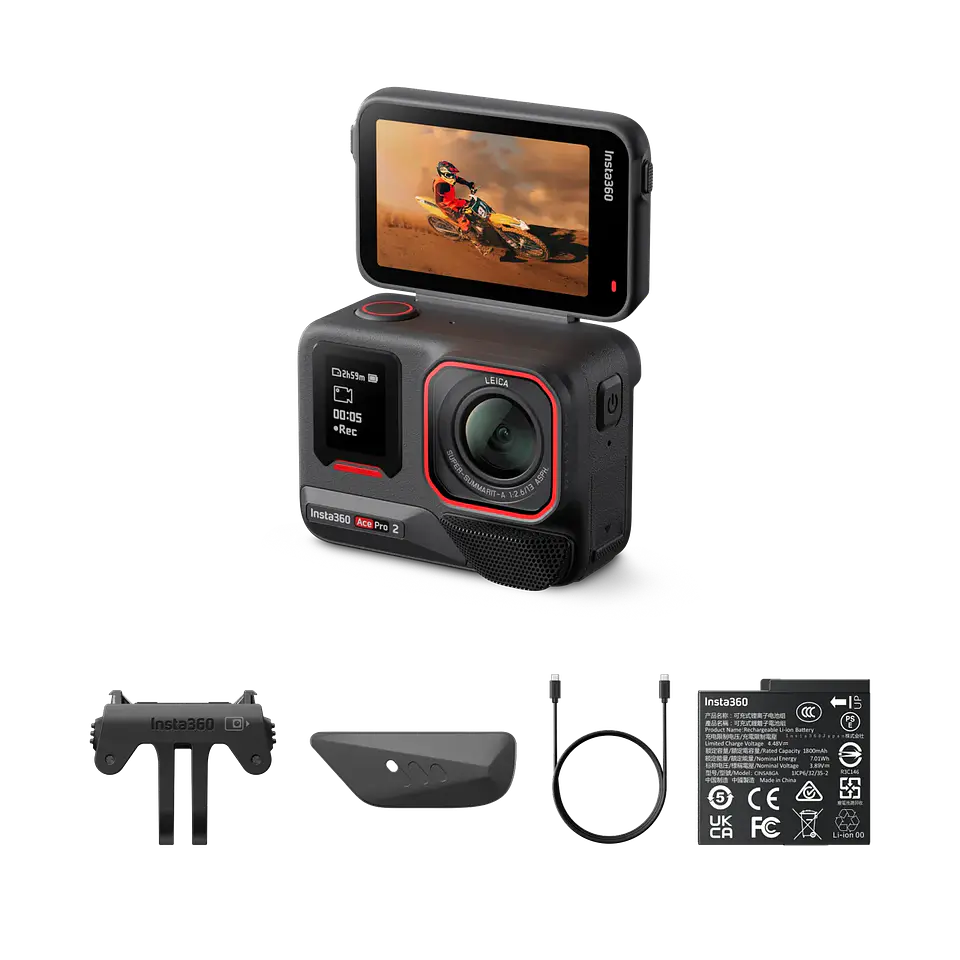 Nueva Cámara Insta360 Ace Pro 2 8k Lente Leica IA Lcd giratorio táctil 2