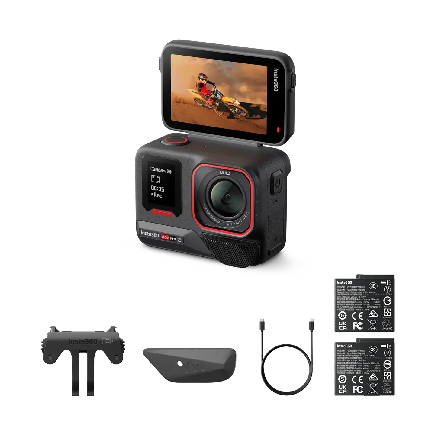 Nueva Cámara Insta360 Ace Pro 2 8k Lente Leica IA Lcd giratorio táctil 1