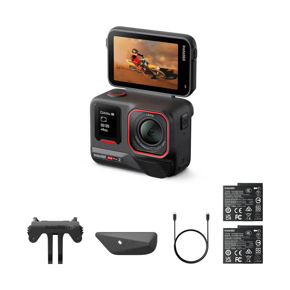 Nueva Cámara Insta360 Ace Pro 2 8k Lente Leica IA Lcd giratorio táctil 1