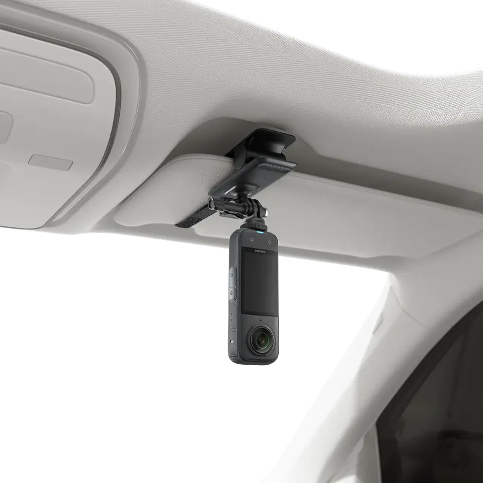 Nuevo Insta360 Flexi Clip para morral o carro 4