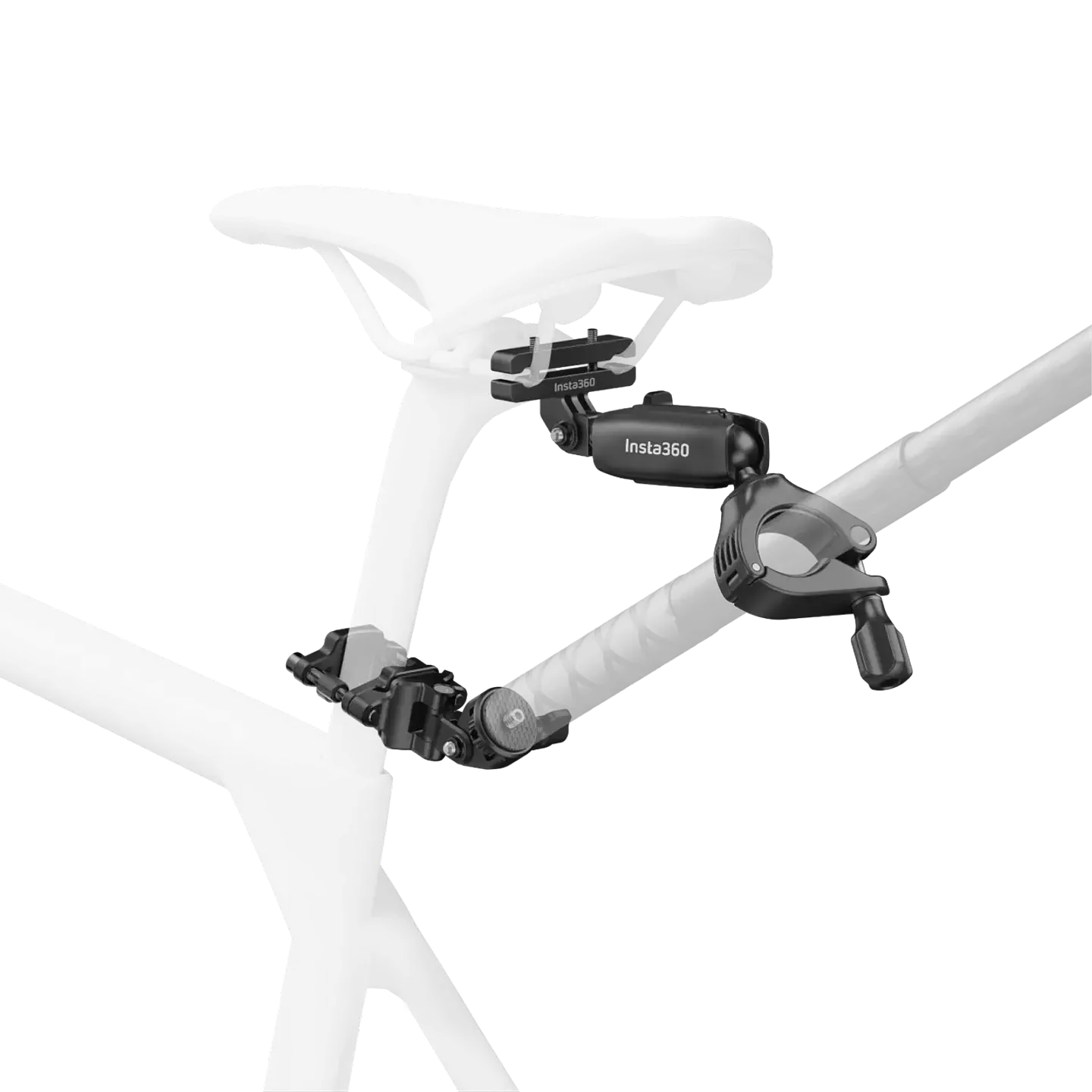 Kit de montura trasera de bicicleta Doble Pinza Insta360 1