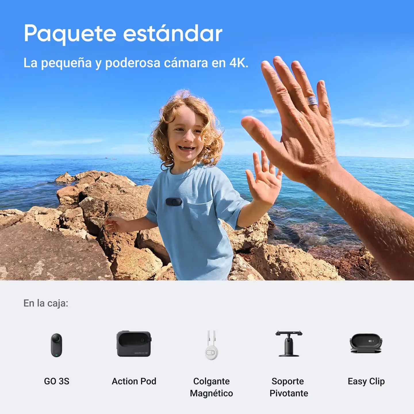 Cámara Insta360 Go 3S 128gb 4k 6