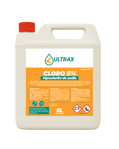 Cloro 5% ULTRAX 5L