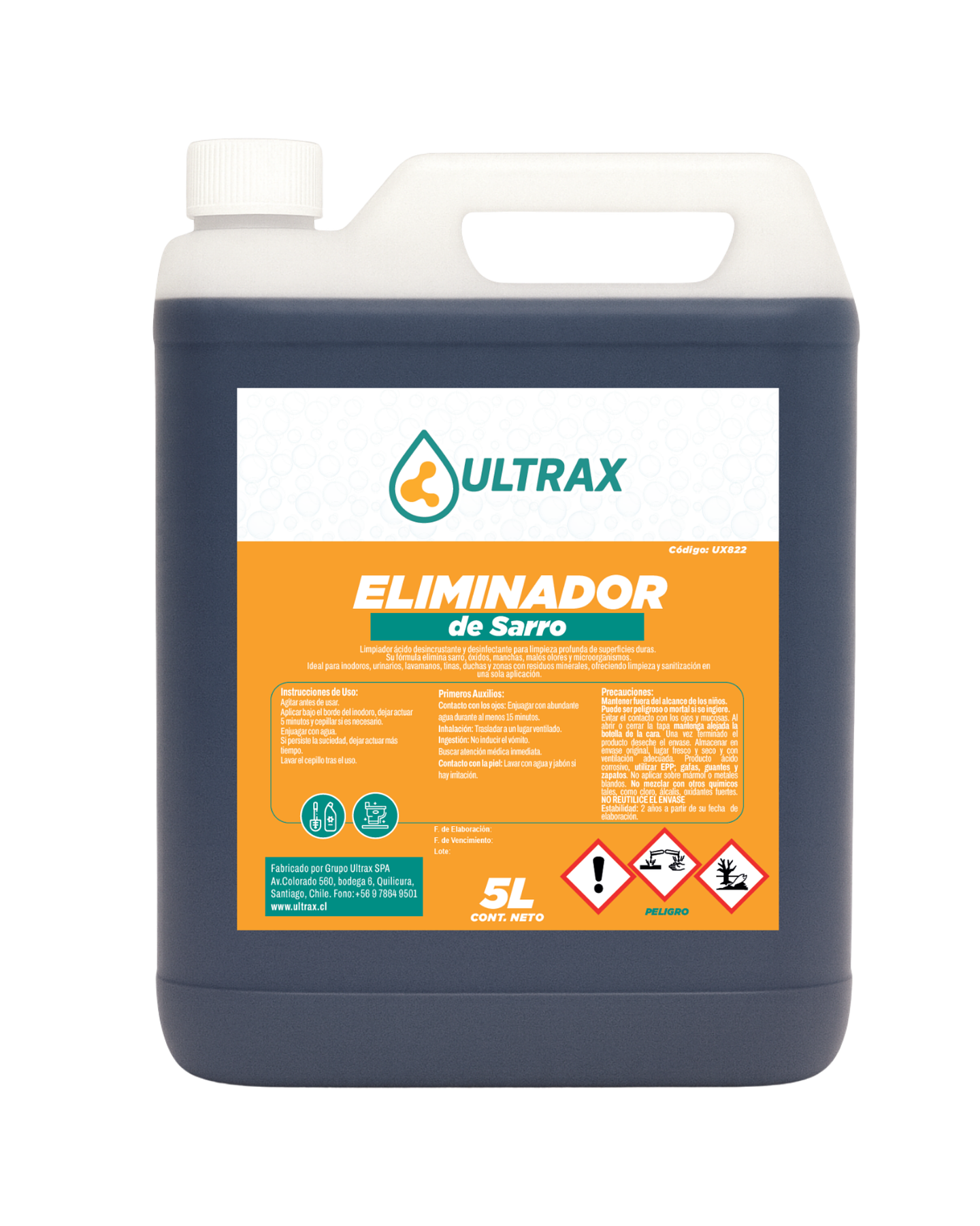Eliminador de Sarro ULTRAX 5L 1