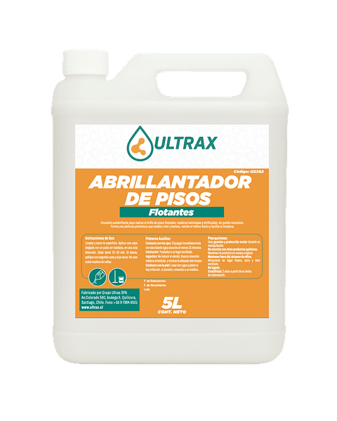 Abrillantador de Pisos Flotantes ULTRAX 5L