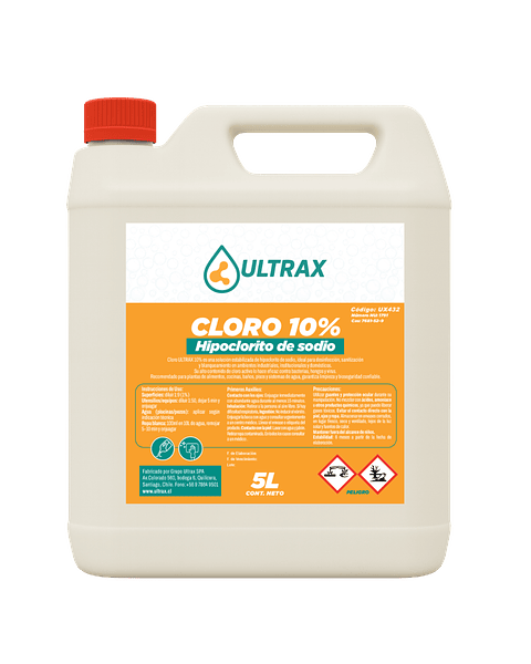 Cloro 10% ULTRAX 5L