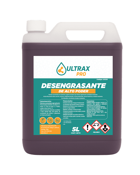 Desengrasante Concentrado ULTRAX PRO 5L