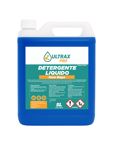 Detergente Líquido Concentrado ULTRAX PRO 5L