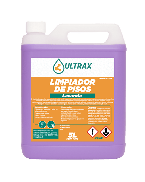Limpiador de Pisos Lavanda ULTRAX 5L