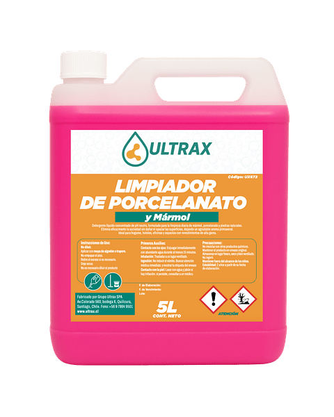 Limpiador de Porcelanato y Mármol ULTRAX 5L