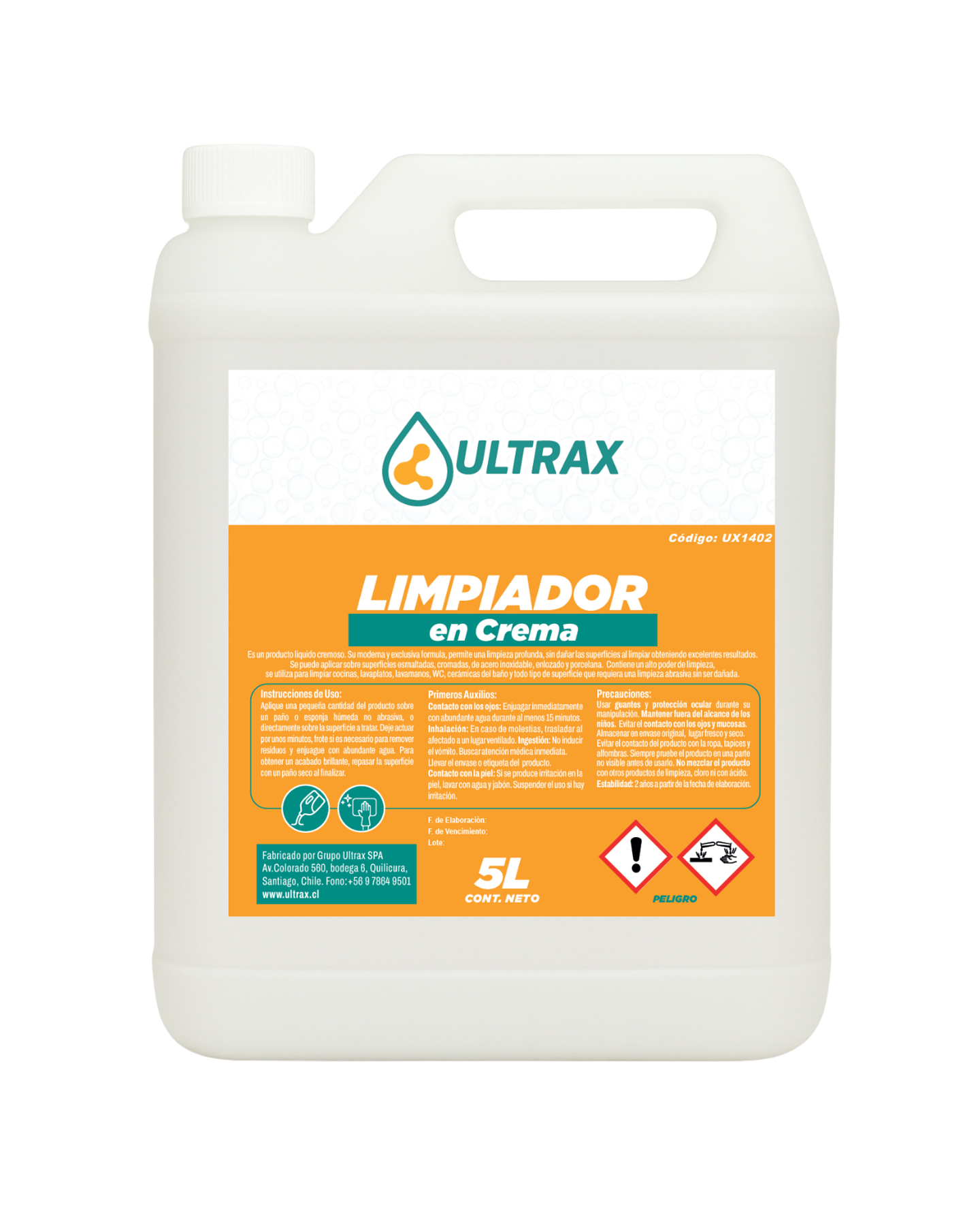 Limpiador en Crema ULTRAX 5L 1