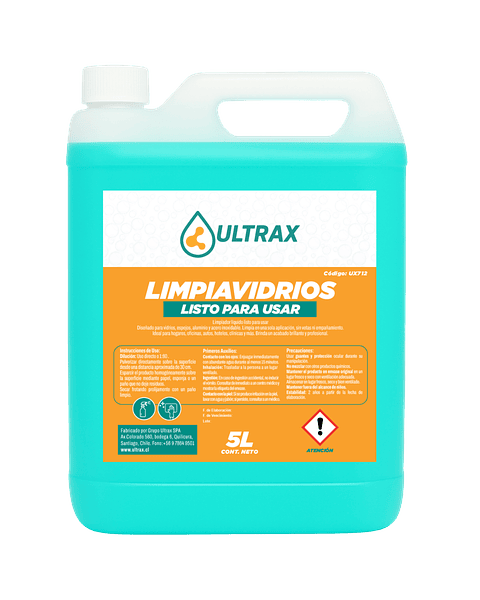 Limpiavidrios ULTRAX 5L