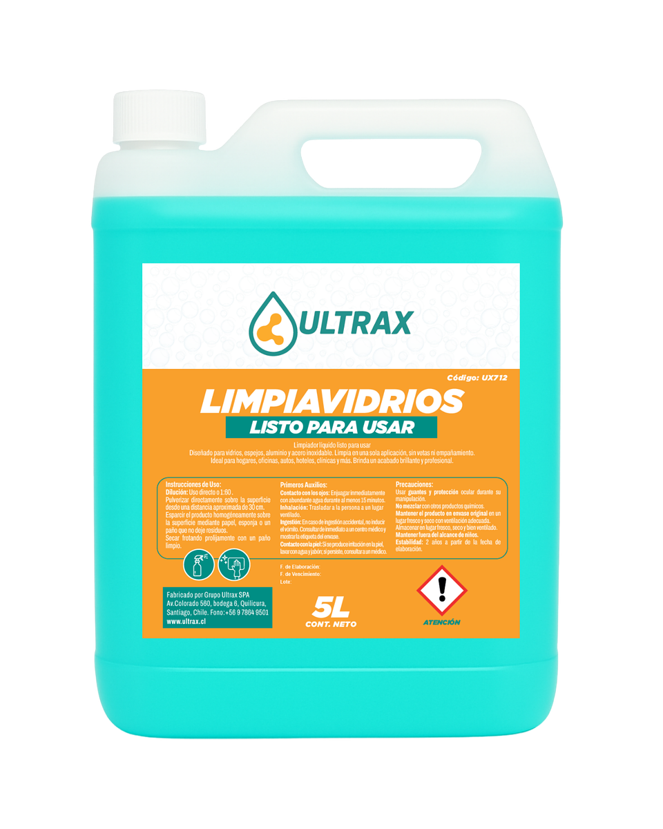 Limpiavidrios ULTRAX 5L 1