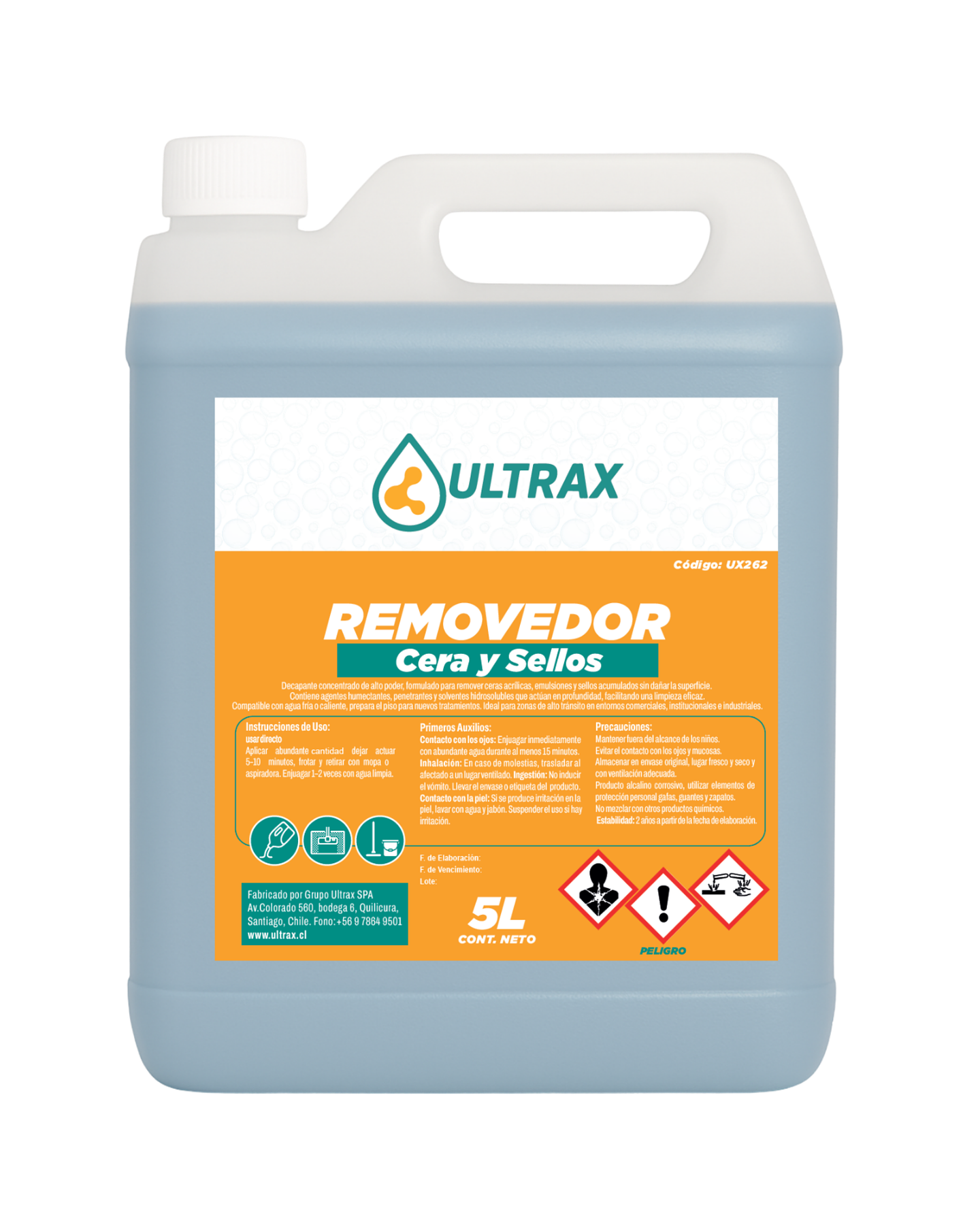 Removedor de Sellos y Ceras ULTRAX 5L 1