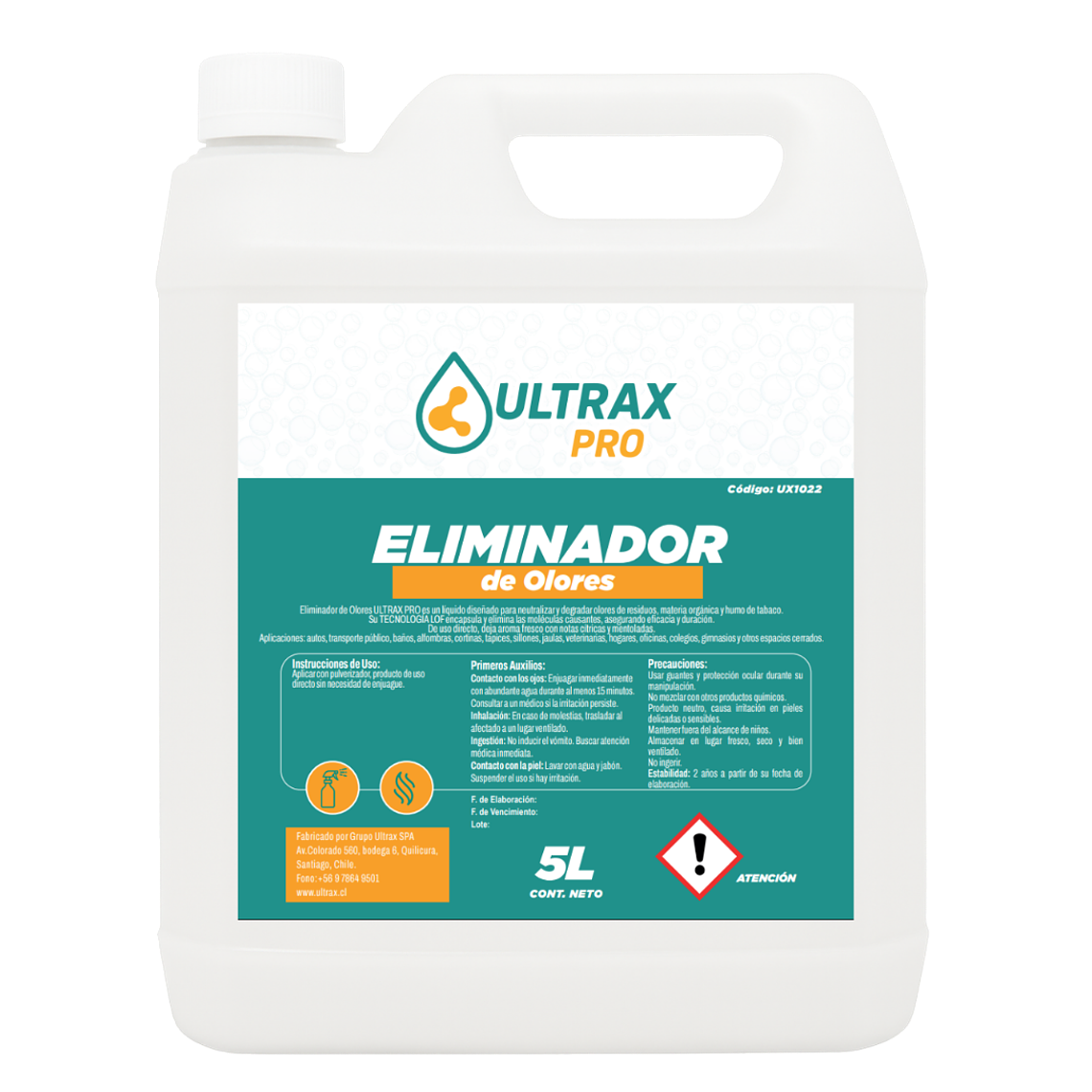 Eliminador de Olores ULTRAX PRO 1