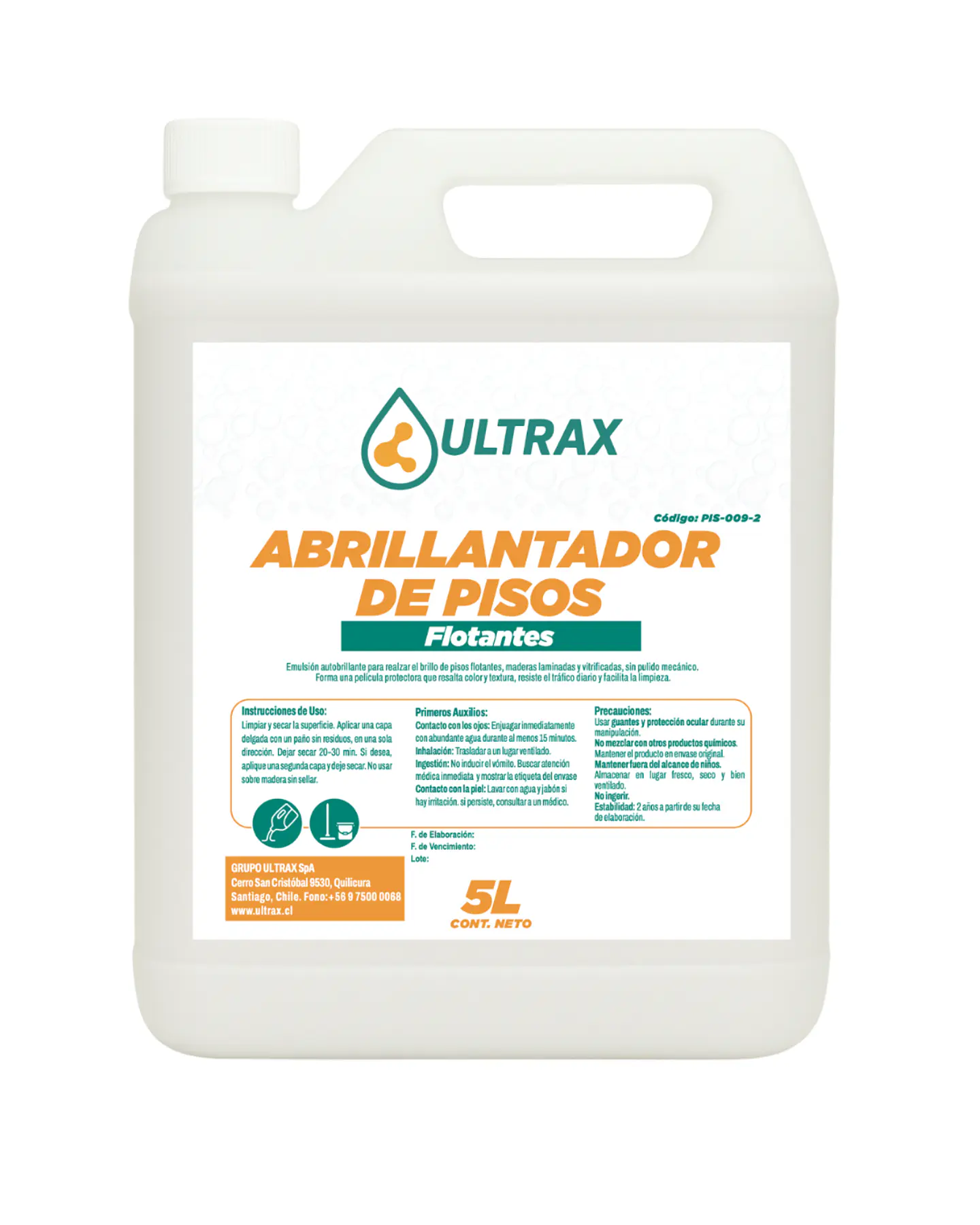 Abrillantador de Pisos Flotantes ULTRAX 5L 1
