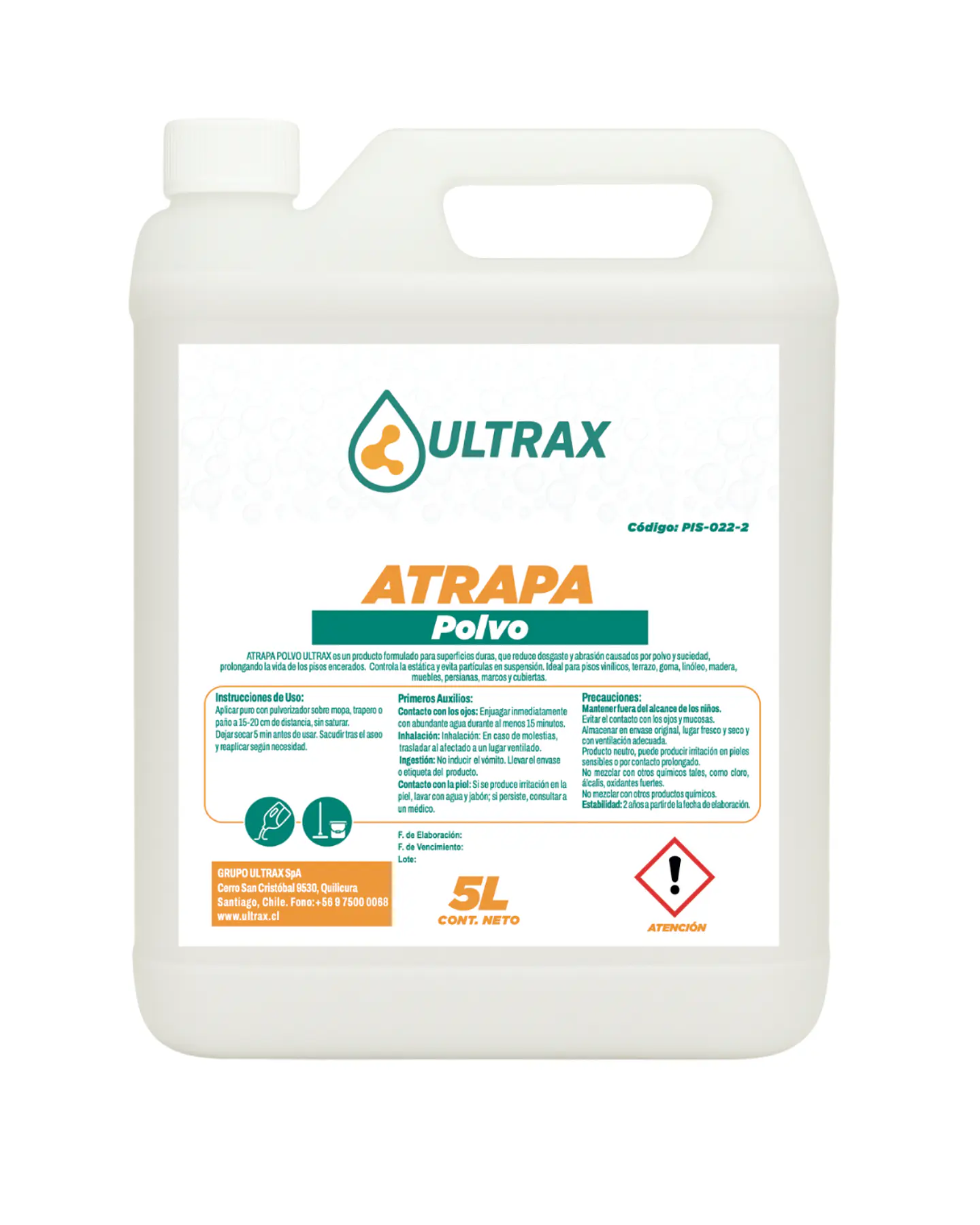 ATRAPA POLVO ULTRAX ENV 5L 1