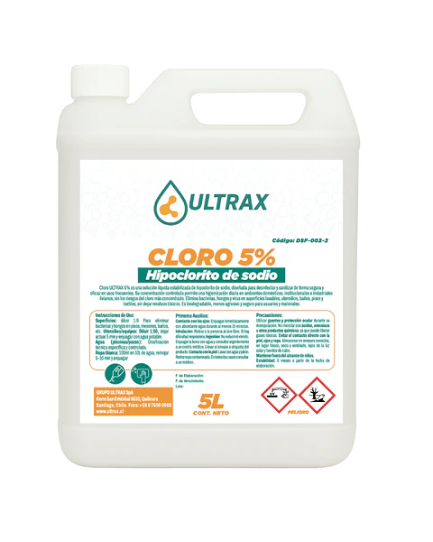 CLORO 5% ULTRAX ENV 5L