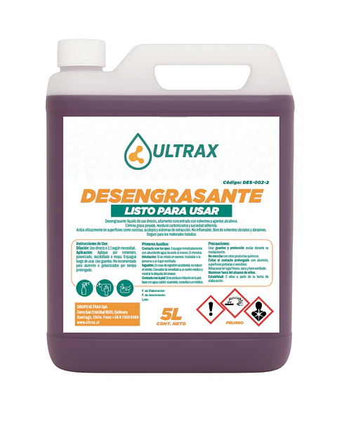 DESENGRASANTE ULTRAX ENV 5L