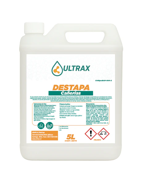 DESTAPA CAÑERIAS ULTRAX ENV 5L