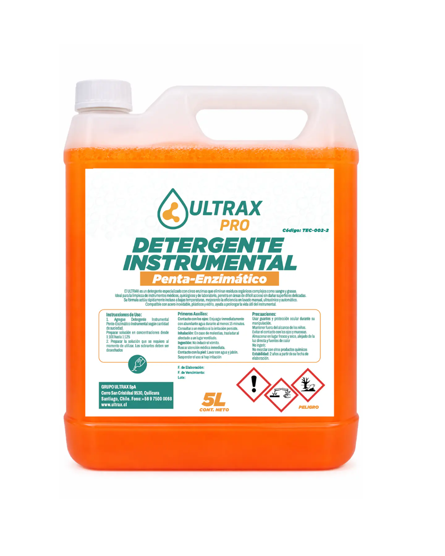 DETERGENTE INSTRUMENTAL PENTA-ENZIMÁTICO ULTRAX PRO 1