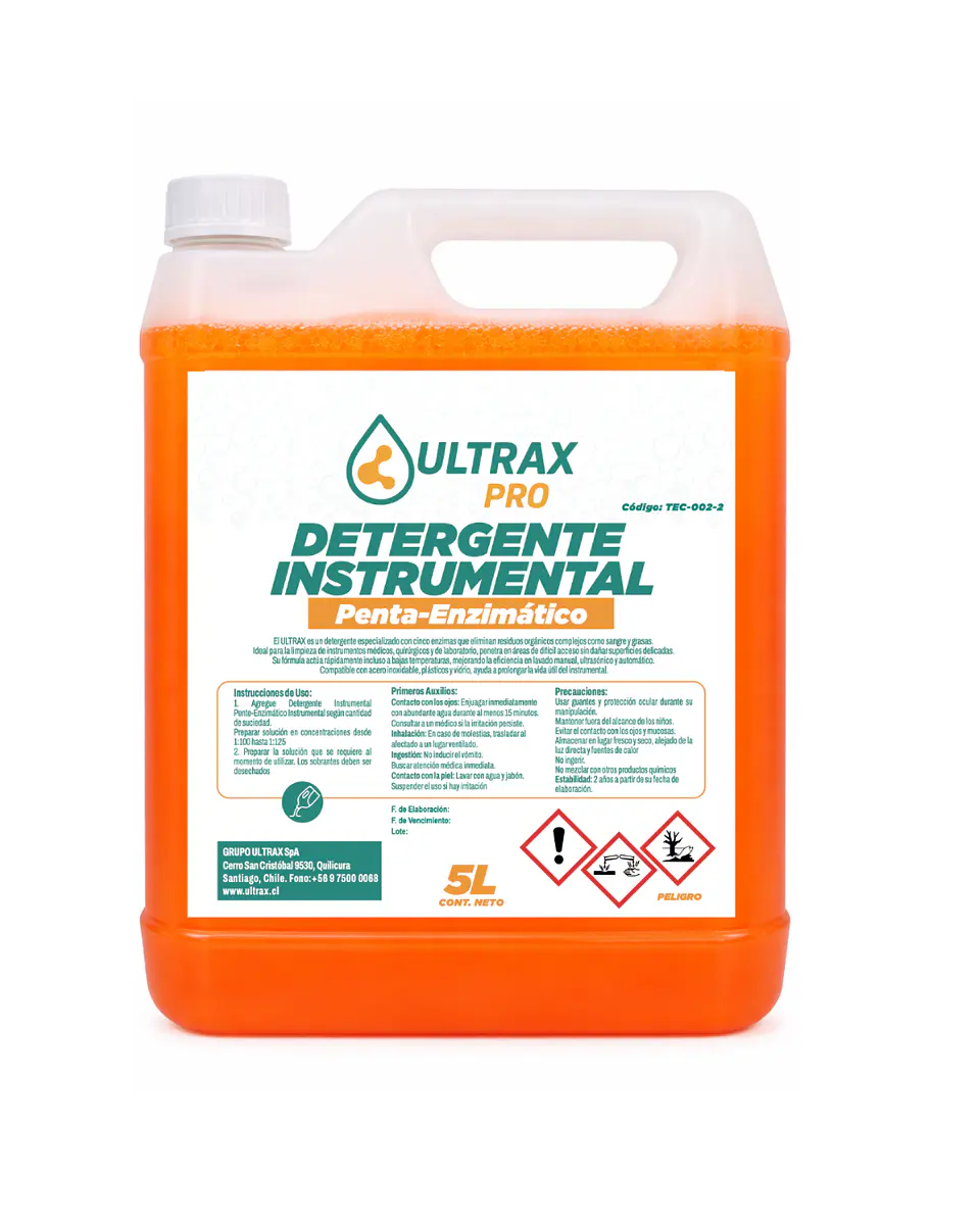 DETERGENTE INSTRUMENTAL PENTA-ENZIMÁTICO ULTRAX PRO 1