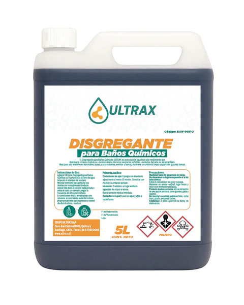 Disgregante para Baños Químicos