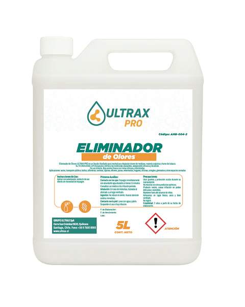 ELIMINADOR DE OLORES ULTRAX PRO ENV 5L