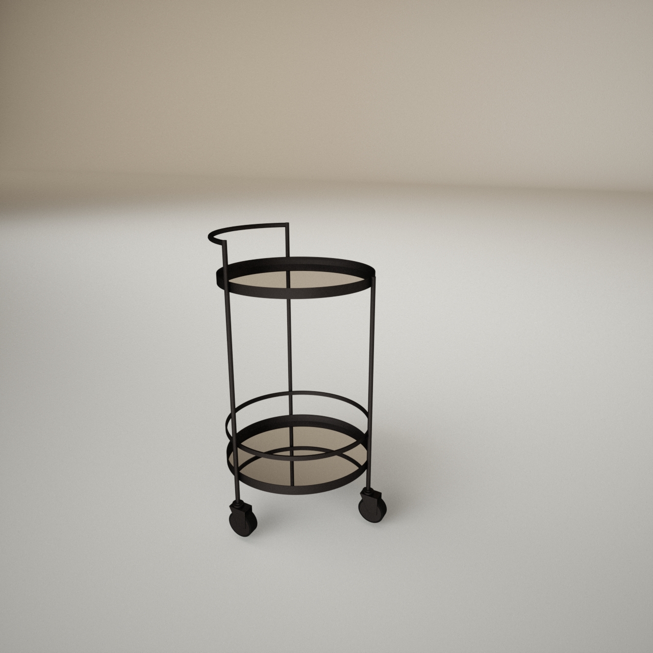 Carrito Bar Pullay Negro