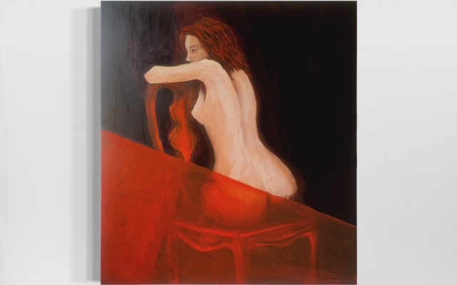 Desnudo en rojo