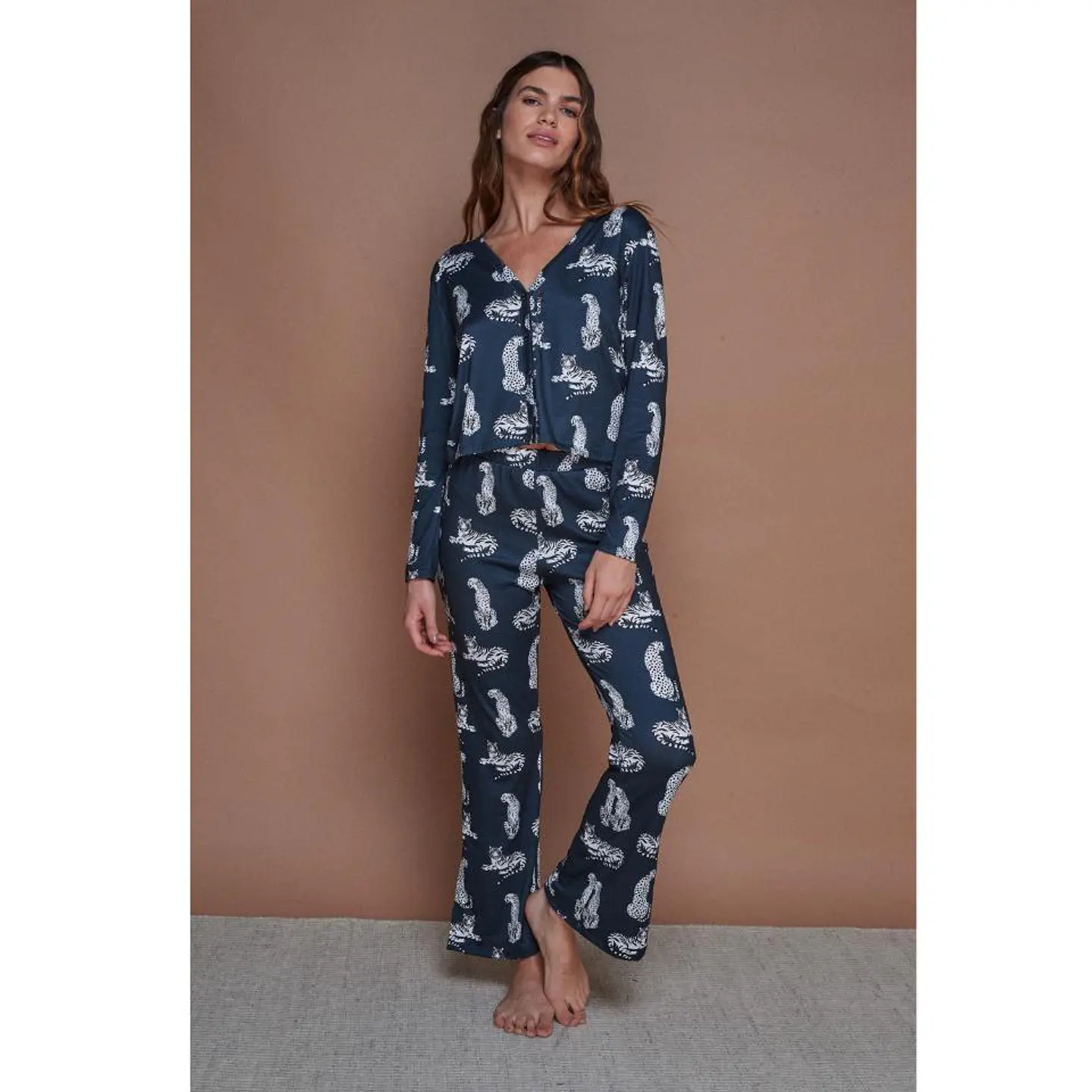 Pijama Lucie Milos Azul Polera/Pantalón 2