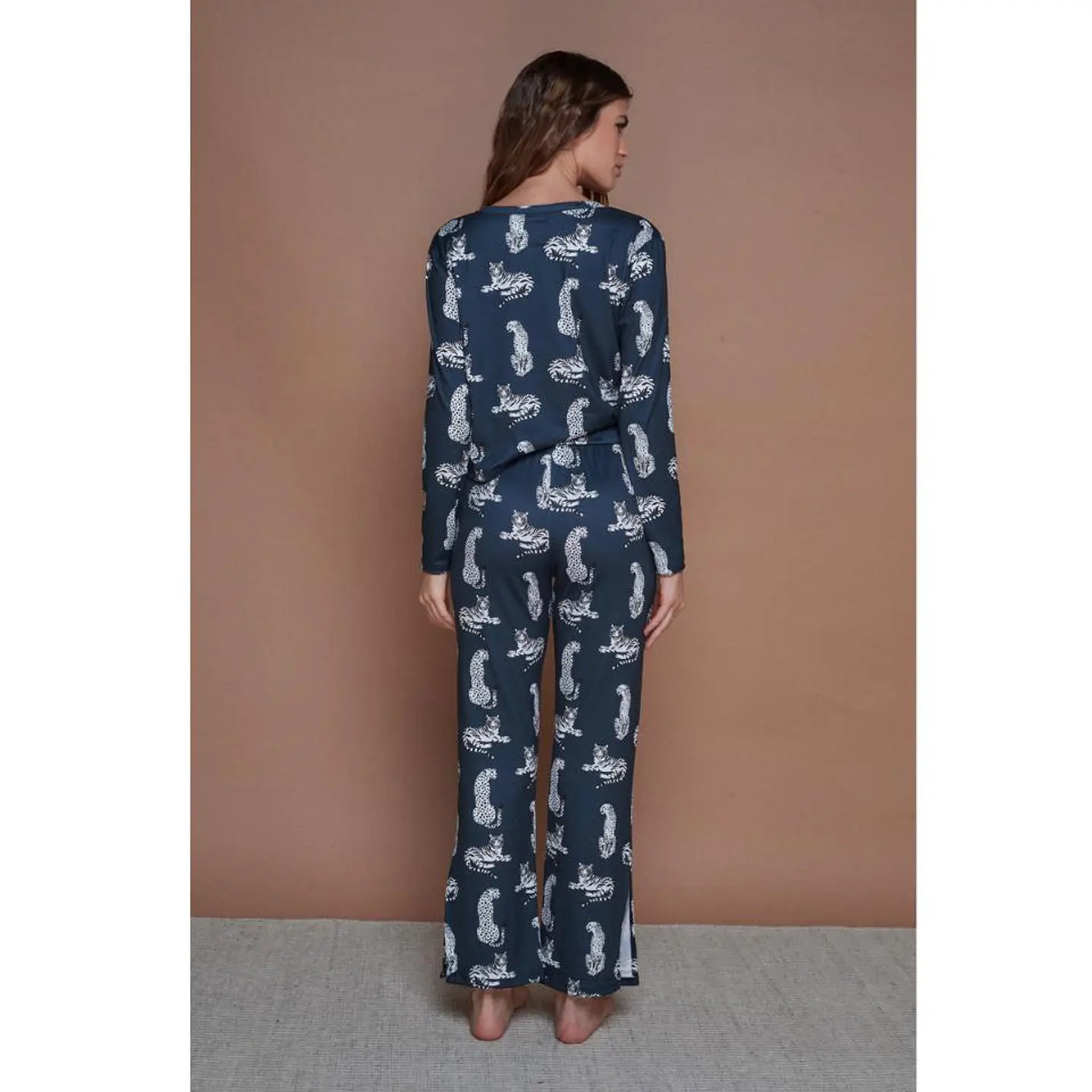 Pijama Lucie Milos Azul Polera/Pantalón 3