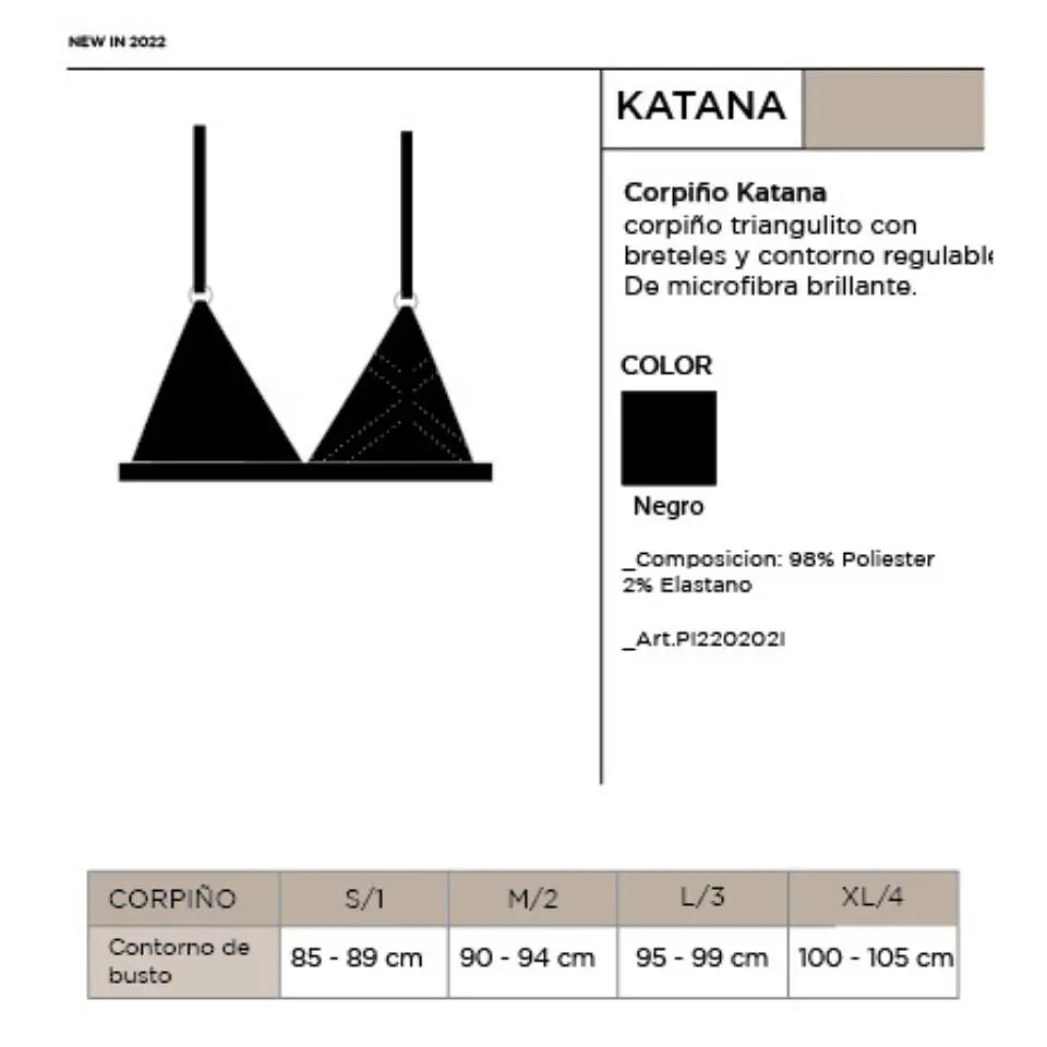 Conjunto Night & Sexy Katana 8