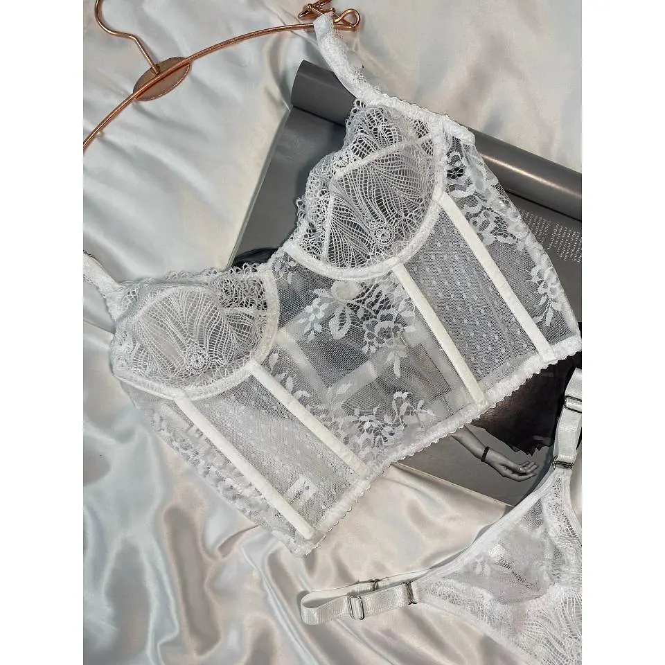 Conjunto Corset Night & Sexy Naomi Blanco 9