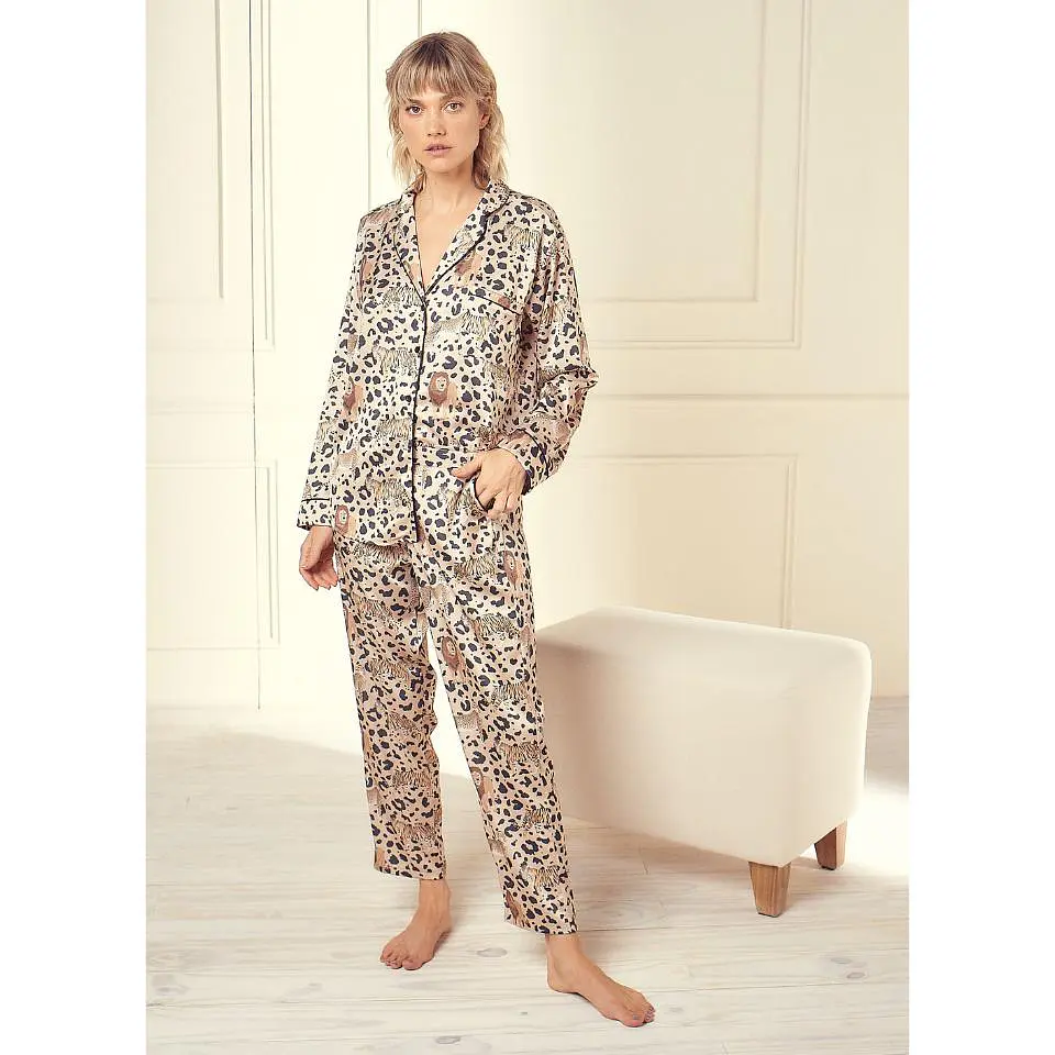 Pijama Osaka Tigres Animal Camisa/Pantalón 1