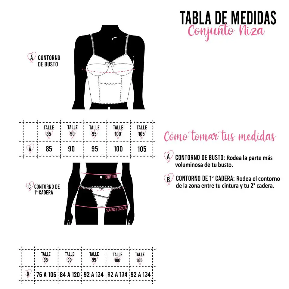 Conjunto Night & Sexy Niza Negro 13