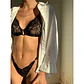 Conjunto Night & Sexy Fetiche Negro - Miniatura 4