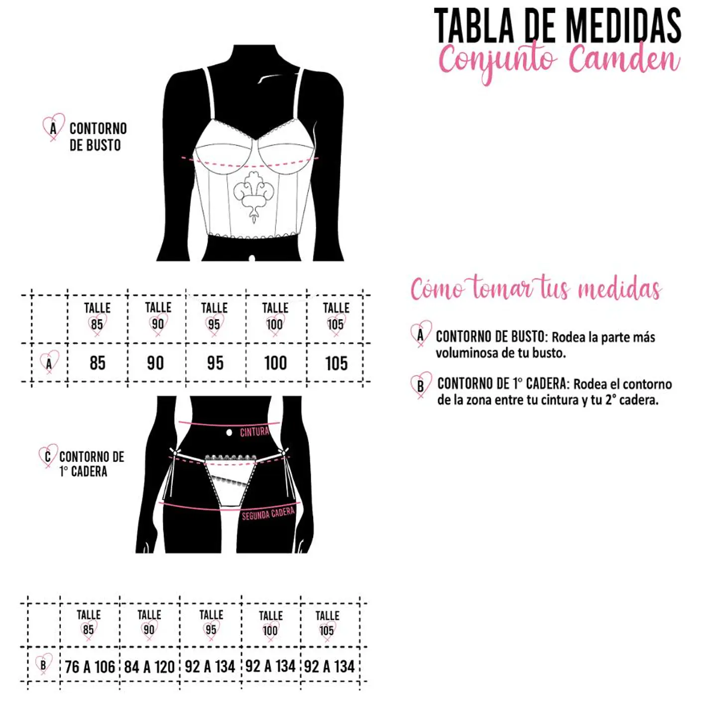 Conjunto Night & Sexy Camden Negro 9
