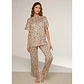 Pijama Emilia Animal Print Polera/Pantalón - Miniatura 2