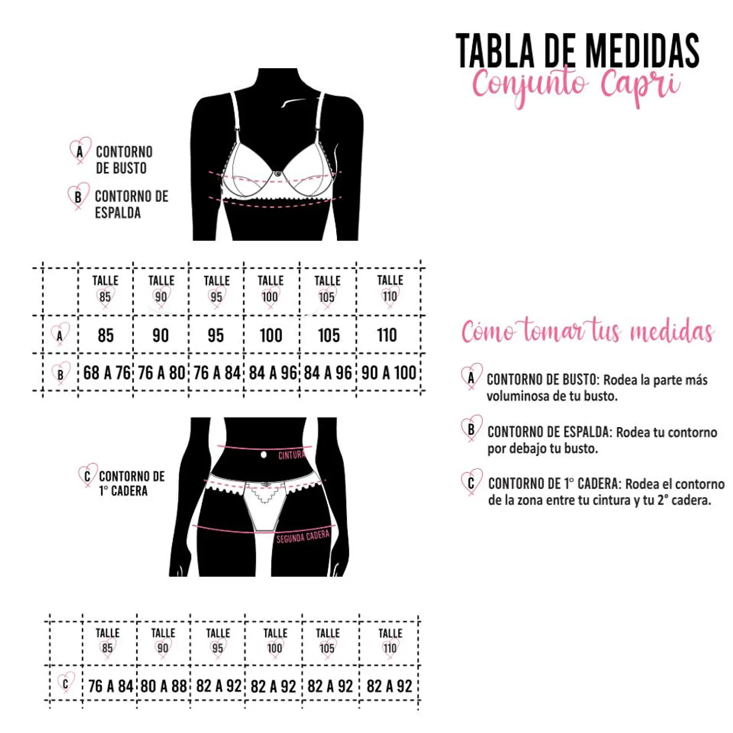 Calzón Basic Capri Negro 8
