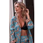 Pijama Joy Chipre Azul Camisa/Pantalón - Miniatura 6