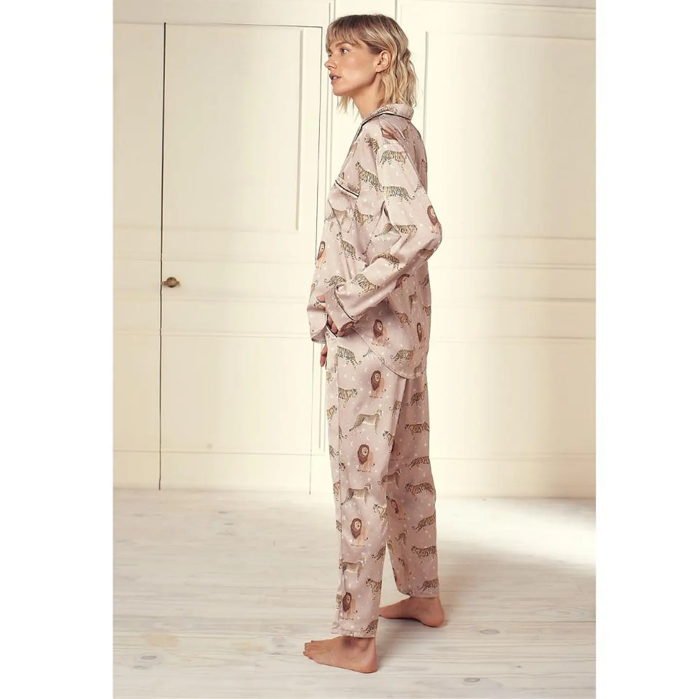 Pijama Etiopia Tigres Beige Camisa/Pantalón 2