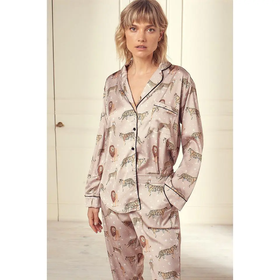 Pijama Etiopia Tigres Beige Camisa/Pantalón 3