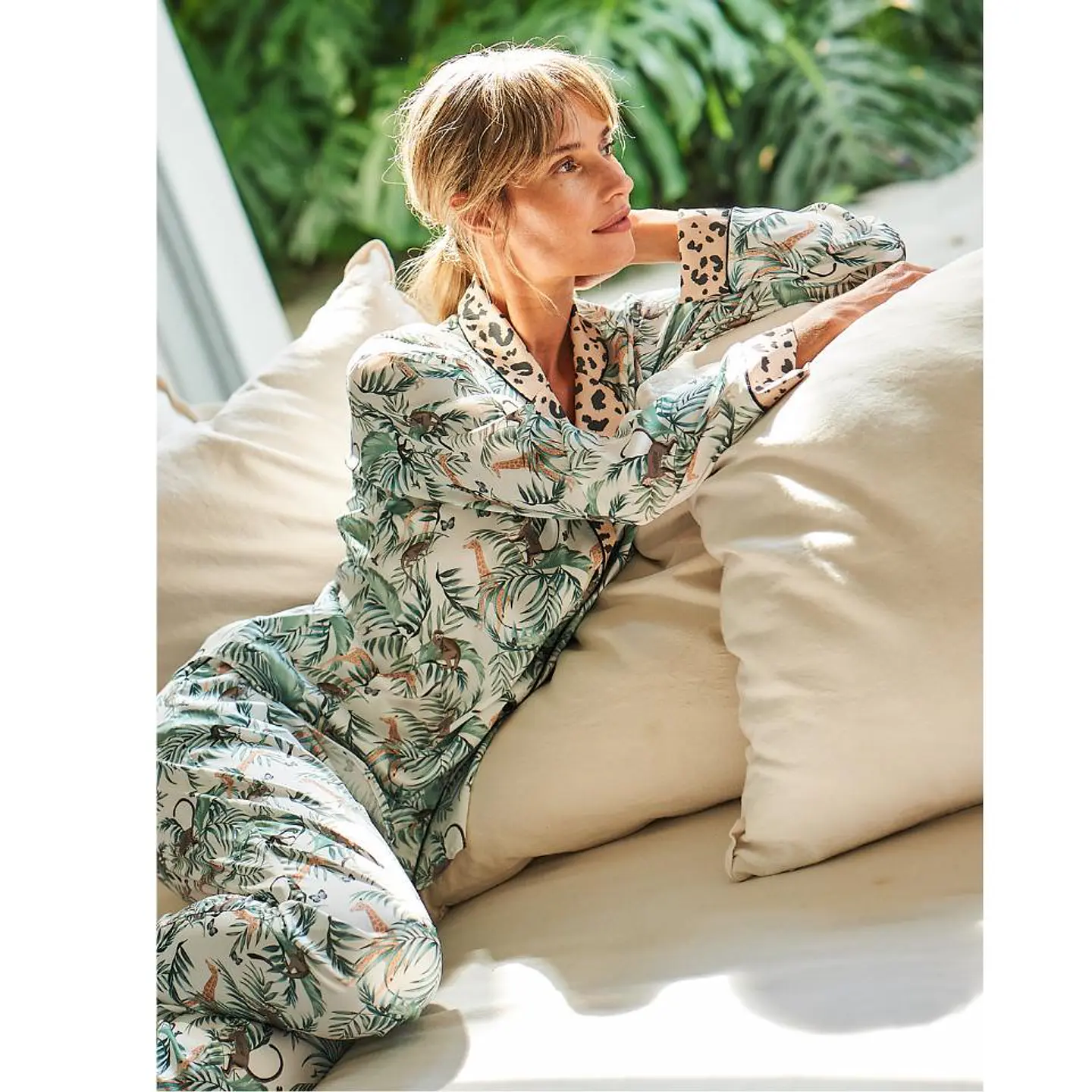 Pijama Bali Selva Animal Camisa/Pantalón 3