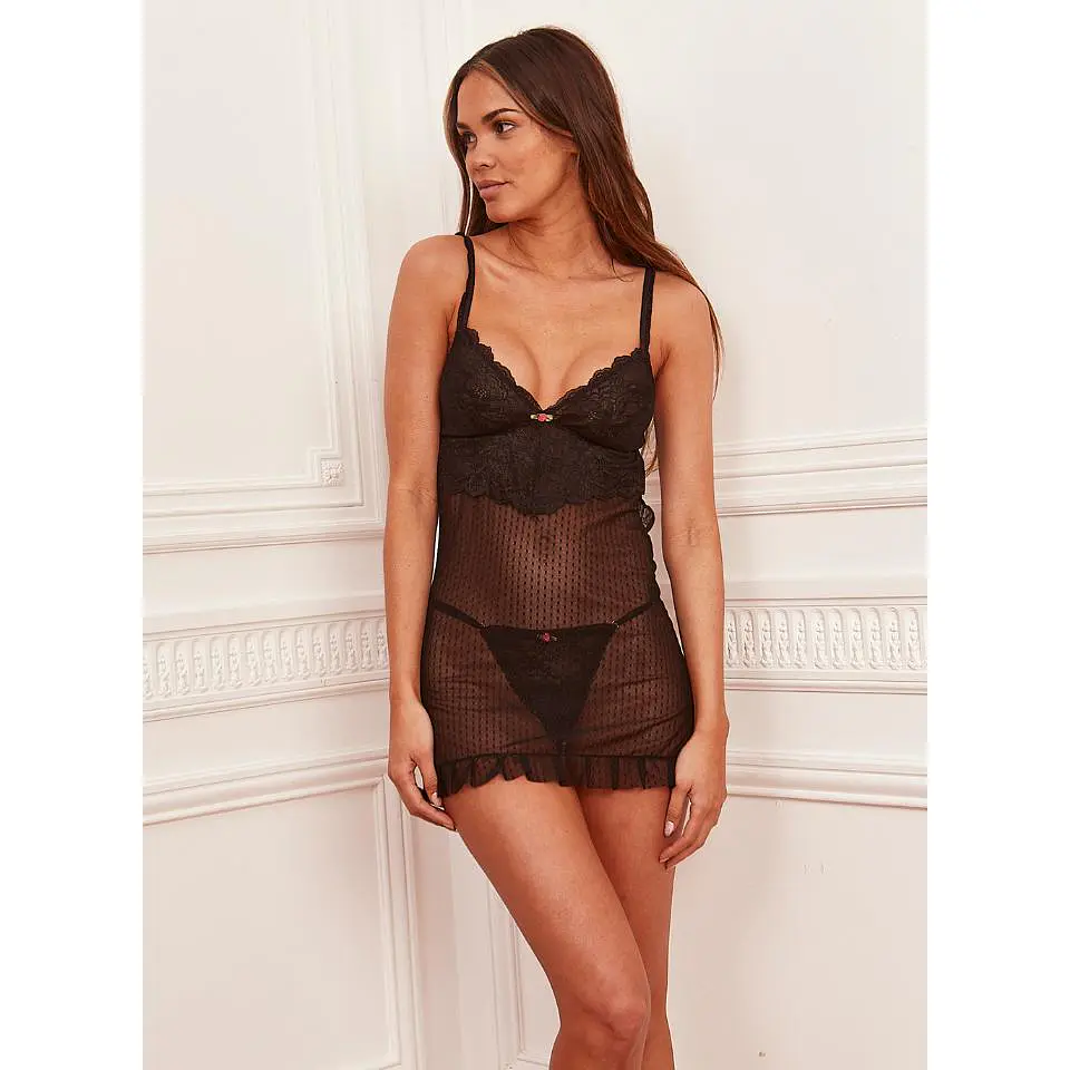 Babydoll Night & Sexy Vicenza Negro 2